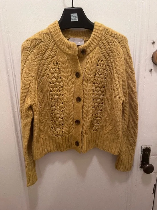 Everlane Cloud Cable cardigan sz S EUC - Picture 2 of 6